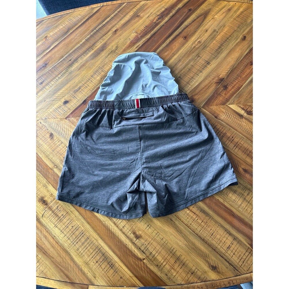 Tracksmith Session Shorts Men’s Small 5 Inch Brown Gray Heather Lined - Picture 8 of 9